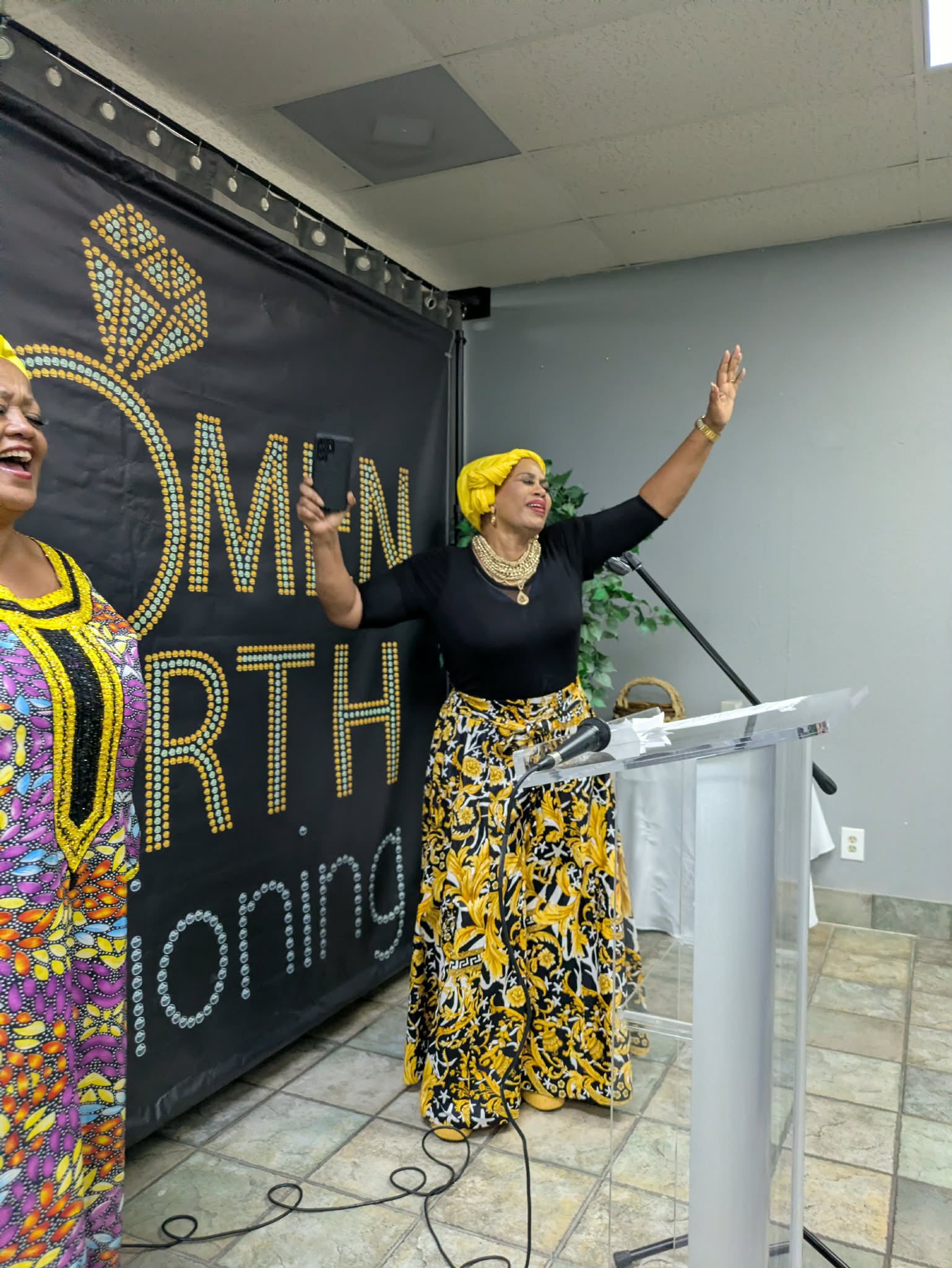 Community gathering and fellowship event